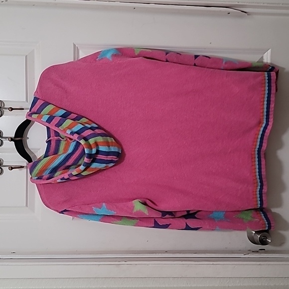 VINTAGE QUACKER FACTORY WOMEN'S FULL ZIPPER KNIT SWEATER PINK WITH STRAP SIZE L - Picture 3 of 8